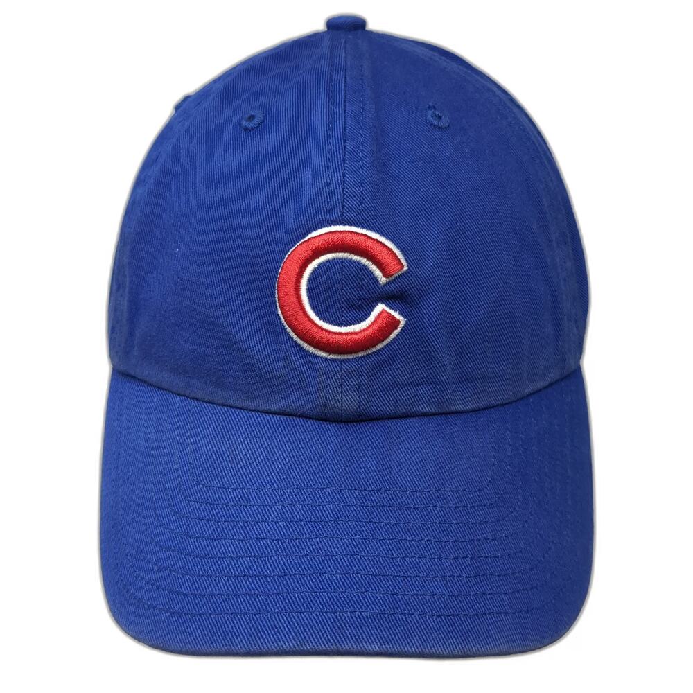 '47 Chicago Cubs MLB Blue Baseball Cap One Size Slideback Hat Cotton Embroidered